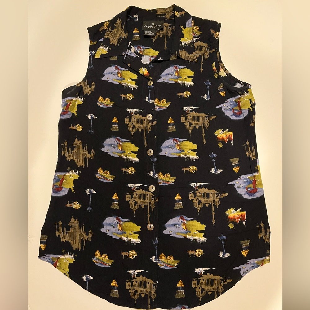 WOMEN’S CAROLE LITTLE SPORT SLEEVELESS TOP.